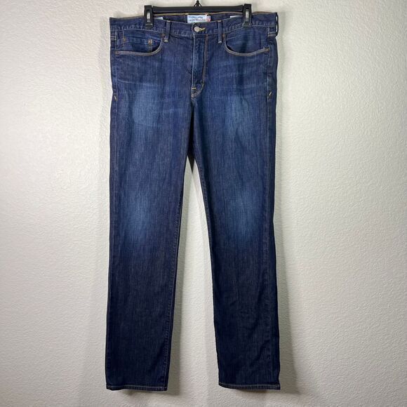 Lucky Brand Men's 363 Vintage Straight Leg Jeans Dark‎ Wash Denim Casual 34x32 - Picture 1 of 8